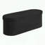 Banc repose-pieds ovale avec rangement pliable et molleton Teddy