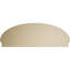 L 62 po x H 22-3 / 8 po x P 2-1 / 2 po à fronton en uréthane à signature lisse lisse, brun clair apprêté-102752099-113054387-113222578