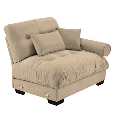 Milano Sofa RSF W/3 Pillows - Beige