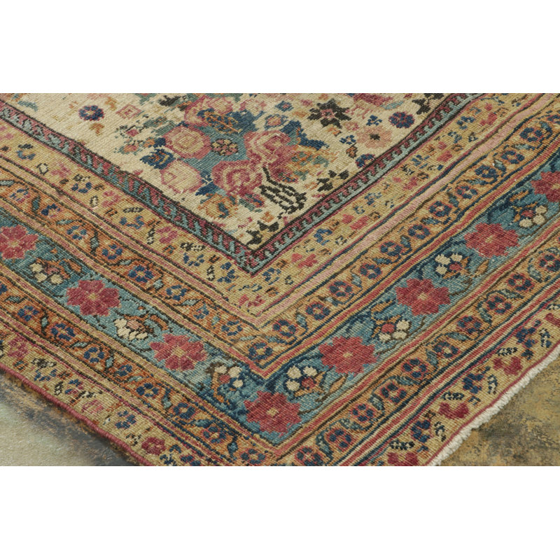 Antique One-of-a-Kind 5'0X12'0 Hand Knotted Area Rug