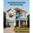8CH Wired PoE 4MP Outdoor Security Camera System 2TB HDD with Audio, Human Detection, Remote View