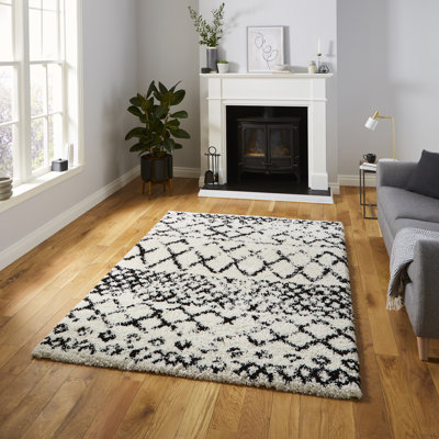 Cremorne area rug Machine Woven Rectangle White