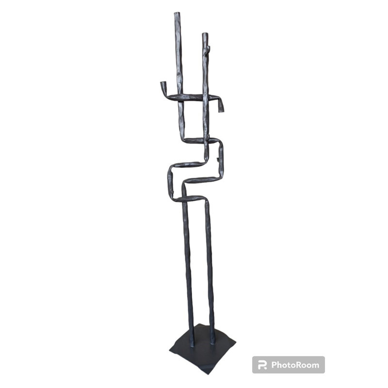 Adiansingh Iron Freestanding Coat Rack