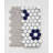 Value Series 1“ x 1" Porcelain Honeycomb Mosaic Wall & Floor Tile-98546885
