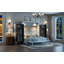 Grand lit escamotable mural avec placard, tiroirs et table