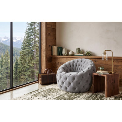 Seating 35" Wide Tufted Barrel Chair