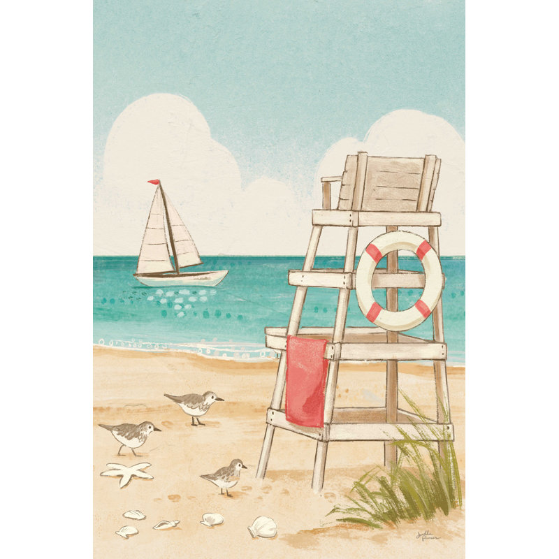 Beach Time III vertical NO, H 18 po x l 12 po x P 1,25 po