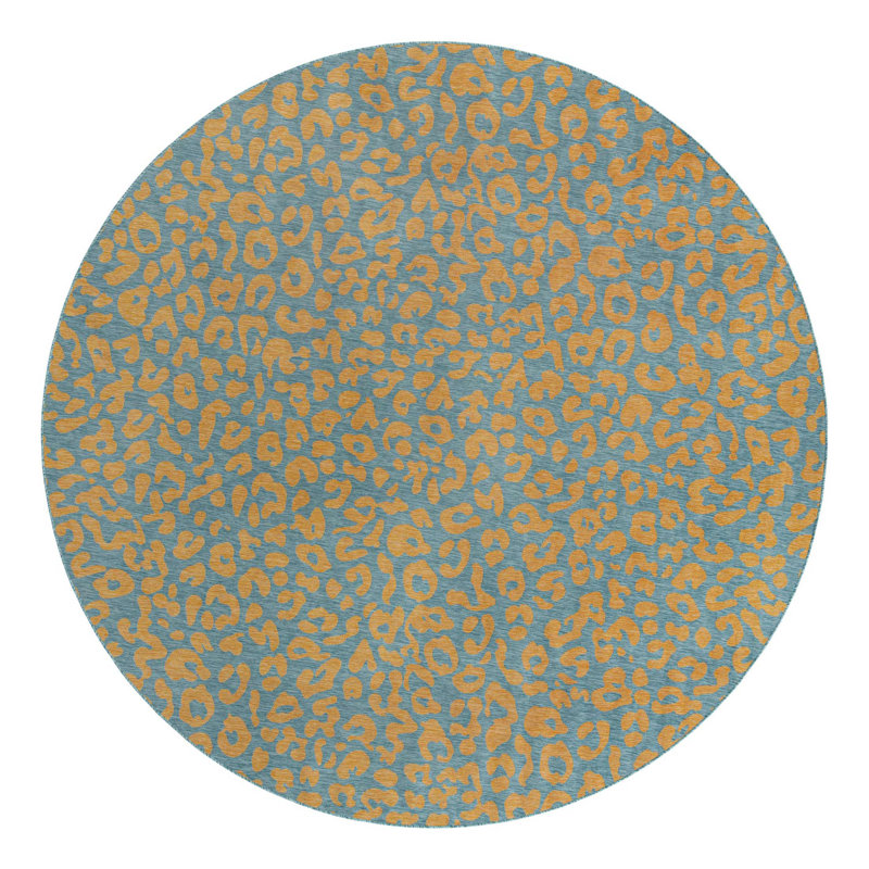 Animal Print Indoor / Outdoor Rug, Round 13'