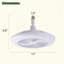 Mini ventilateur de plafond à douille fermée E26 de 11 pouces à 3 vitesses et 3 vitesses pour la petite cuisine