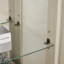 Vitrine, armoire lumineuse, blanc antique
