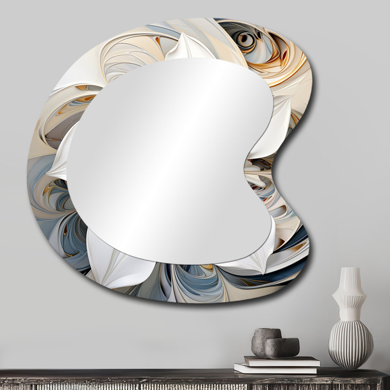 Miroir mural asymétrique fantaisiste Fantauzzi, 27 po x 27 po