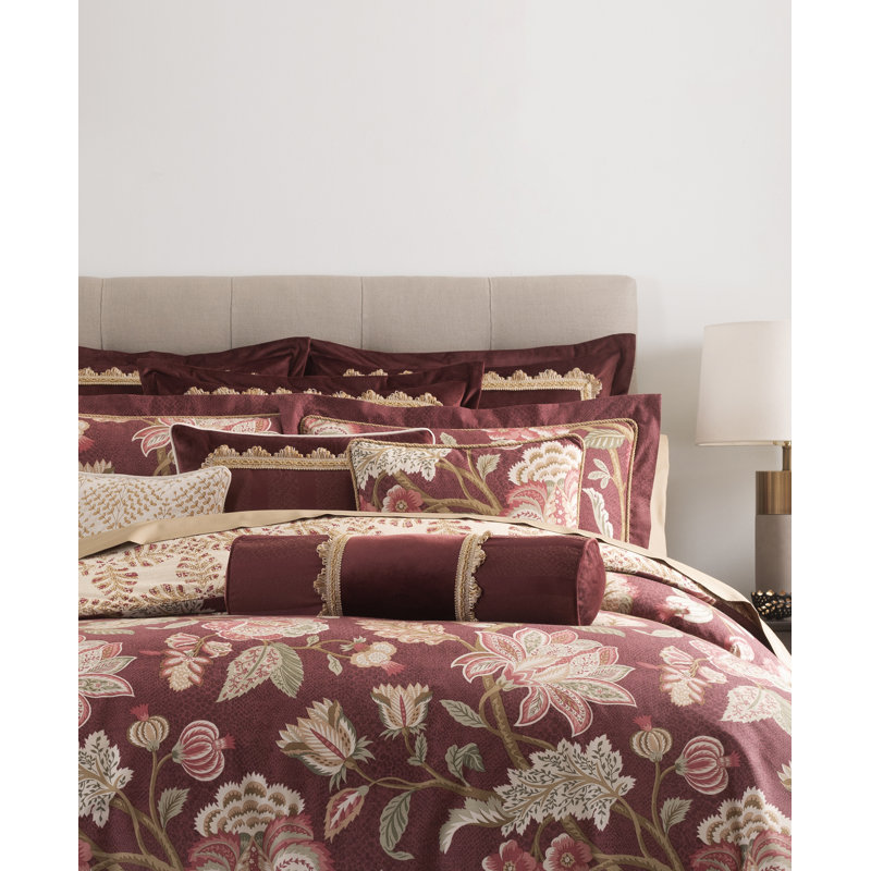 Emmaline Appliqued Neckroll Pillow