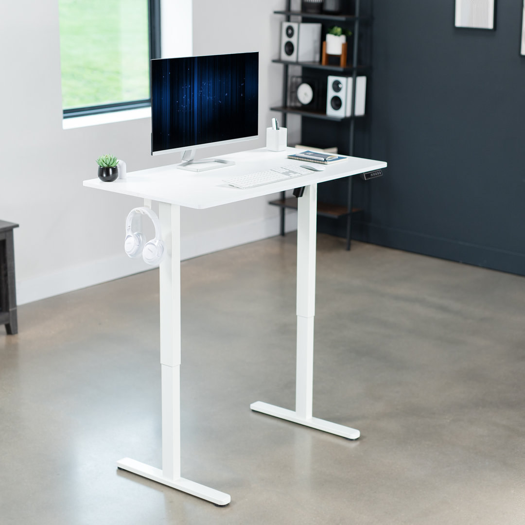VIVO Electric 44"x 24" Sit Stand Desk, Height Adjustable Workstation (E144B series) Vivo Color 