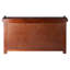 Banc de rangement avec 3 paniers en tissu pliables Drakeford-33090685