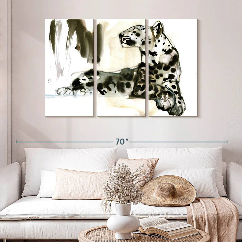 Brampt Arabian Leopard 2008 III, 32" H x 50" W