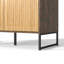 Buffet 30,94 "avec portes cannelées pour salon, salle à manger, cuisine et couloir Ingrid-1167827435