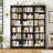 Huckins 71.2" H X 63.4" W Standard Bookcase With Adjustable Shelves, Wood Storage Bookshelves-112500247