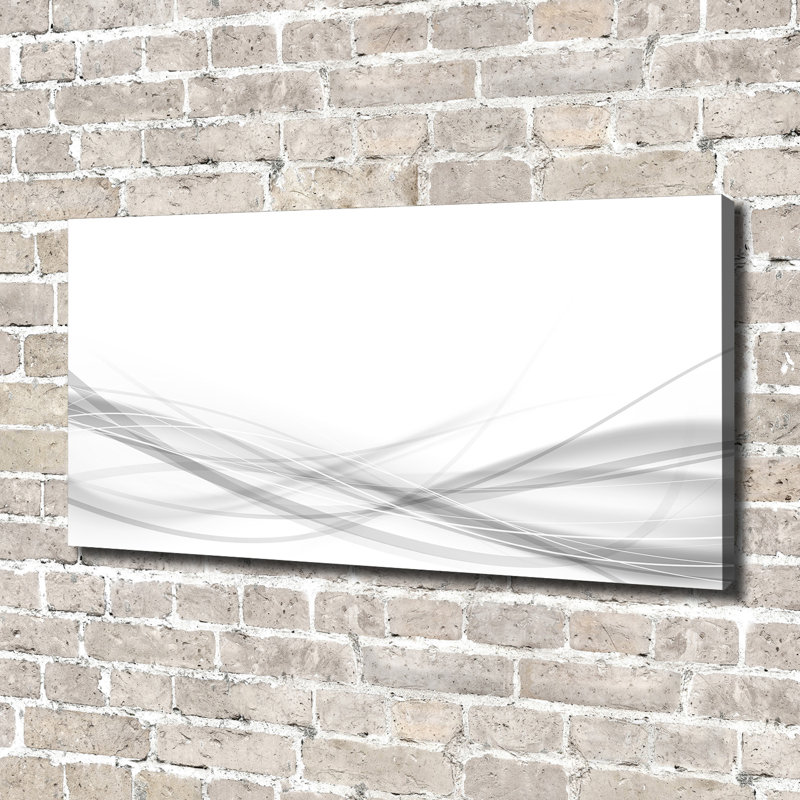Waves Abstraction - No Frame Print on Canvas