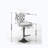 Baldock 2PC Swivel Adjustable Height Barstools,Modern Upholstered Stools with Tufted Back-230419728