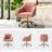 Adan Modern Velvet Task Chair with Wood Frame and Back-1441039655