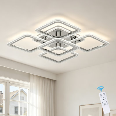 Lolanda 5 - Light 23.62" Acrylic LED Flush Mount
