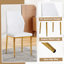 Ensemble de 4 chaises de salle à manger élégantes avec pieds en métal