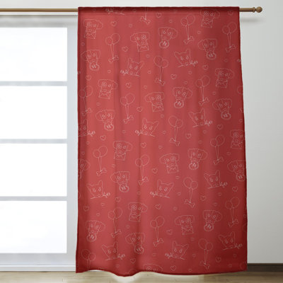 Room Darkening Single Curtain Panel