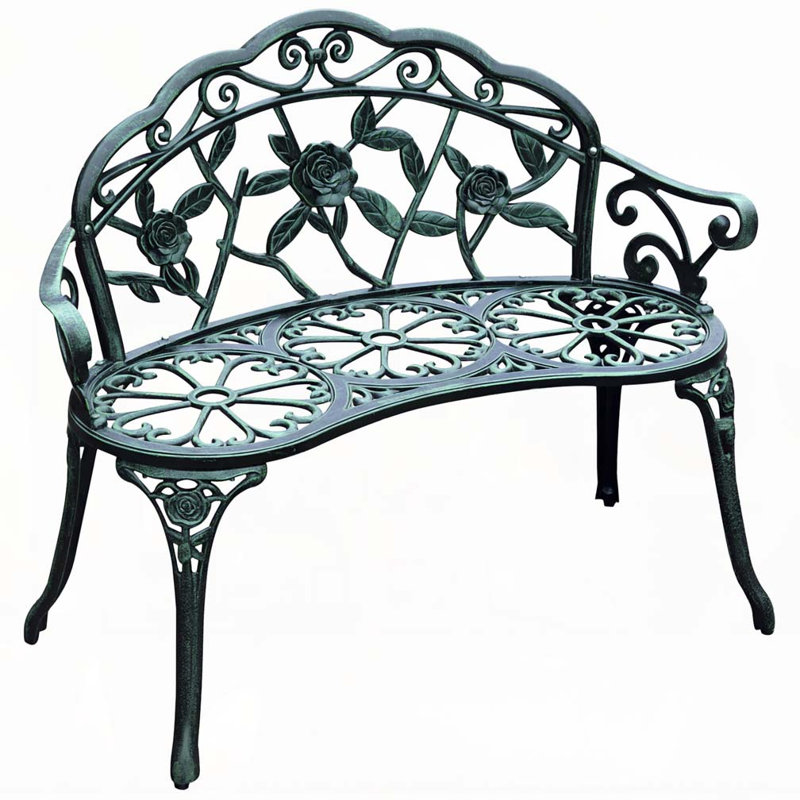 Banc d'extérieur en aluminium