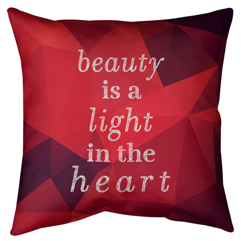 Coussin de sol inspirant la beauté des pierres précieuses, 40 po x 40 po, Rubis