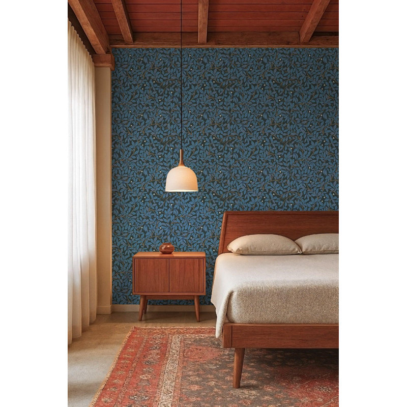 Leaf and Pod - Wallpaper, Premium Paper, Nocturne