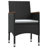 Square 2 - Person 78.7" Long Dining Set with Cushions-1900124875-1900124877-1900124876