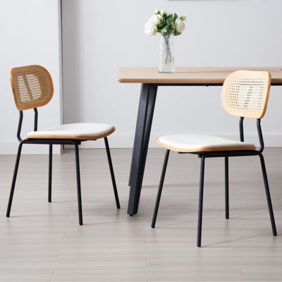 Altrud 47cm H Upholstered Metal Side Chair