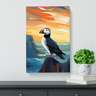 Puffin Deco No.3 - No Frame Print