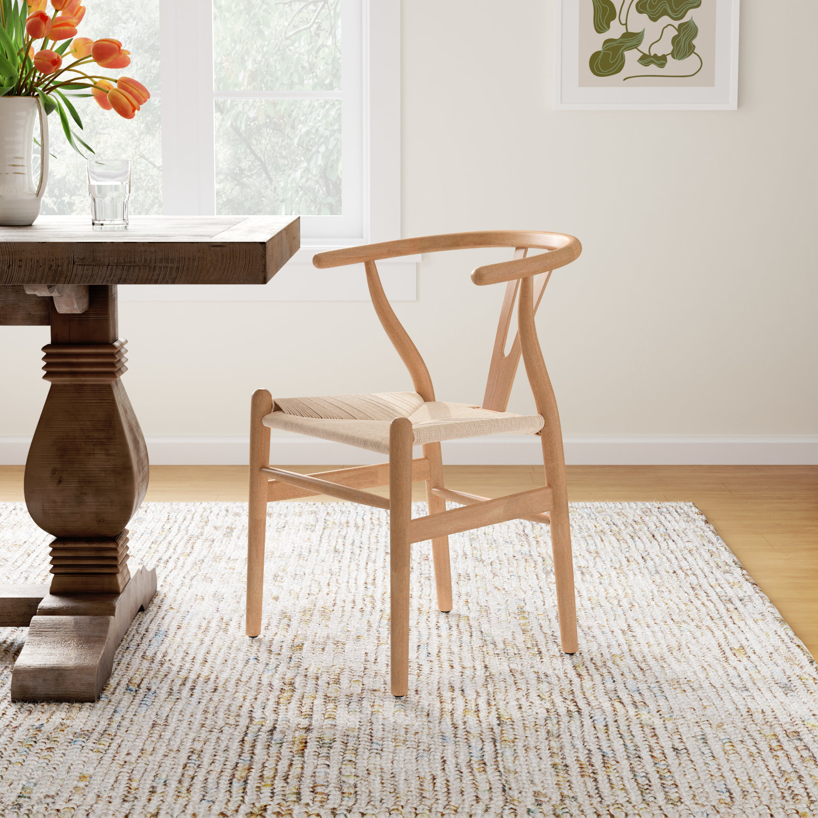 Wyn Armchair, Natural, 1
