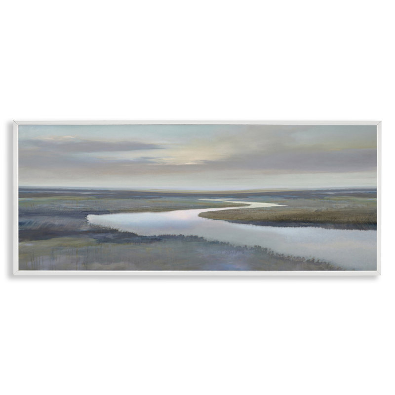 «Foggy Riverbend Atmosphere», estampe numérique, conception de Christy McKee, H 13 po x l 30 po