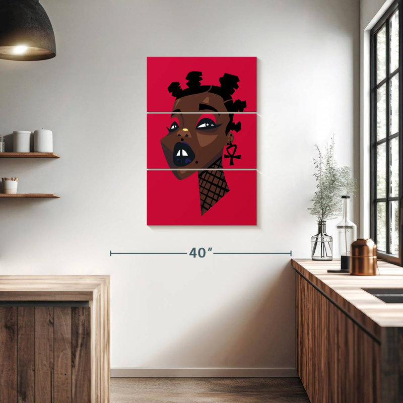 Femme Leisha Afro Punk, H 38 po x l 24 po