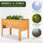 Germana Wood Raised Garden Bed-30591625
