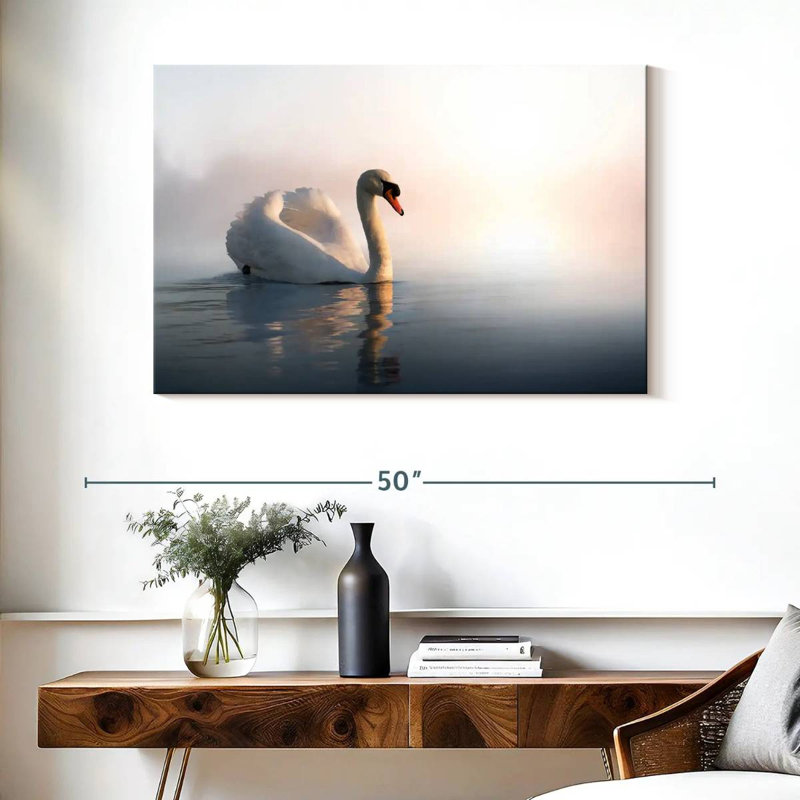 Crowle Majestic Swan, 26" H x 39" W