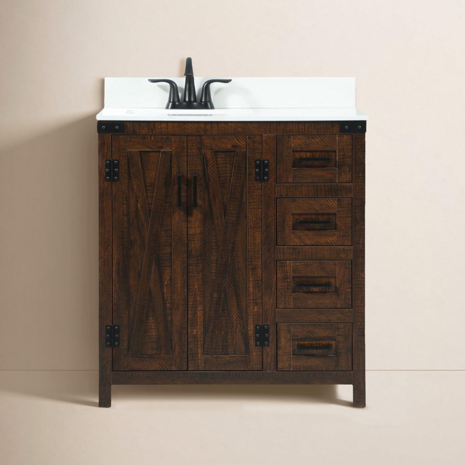 Slayton 32'' Single Bathroom Vanity, Expresso