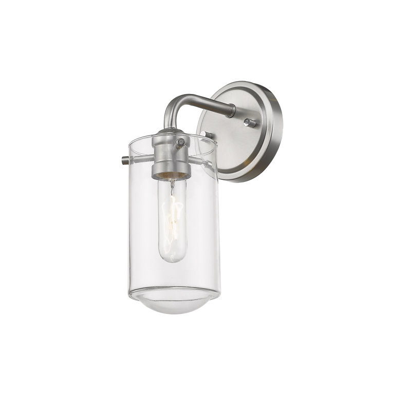 Barbosa Armed Sconce, Brushed Nickel