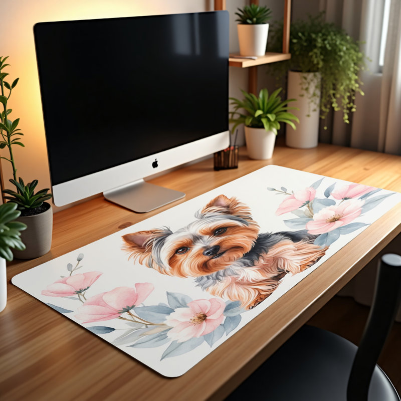 Polyester Desk Pad, 31.5x15.5