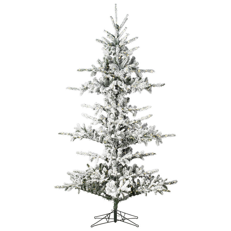 Giusta Lighted Artificial Christmas Tree, 7.5'