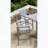 Noverra Outdoor Patio Barstool with PVC-coated polyester Sling and Wood Accents