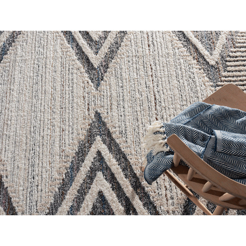Shockley Geometric Patterns Area Rug, Rectangle 80 x 150cm