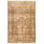 Tapis doré foncé à transition de couleur 6 pi 2 po x 9 pi 5 po