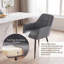 Chenille Fabric Dining Chair-667873211