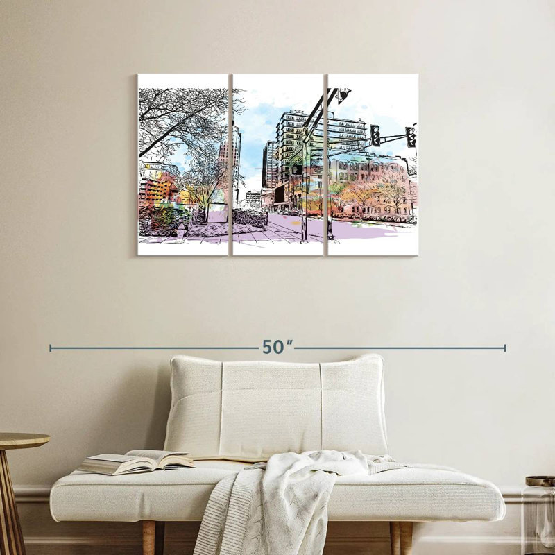 Rorry Fort Wayne Traffic Lights, 24" H x 38" W