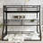Twin Over Twin Over Full XL Metal Triple Bunk Bed With Safety Guardrails And Noise-Reduced Design For Space Efficiency-1059902589