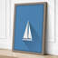 Sailboat at Rest Minimalist 1 Piece Wrapped Canvas Wall Art-732476532-732476539