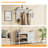  Wood 5-In-1 Hall Tree With Shoe Bench, Coat Rack, Hooks, Drawers & Top Shelf –Modern Farmhouse Entryway Organizer For Mudroom Or Foyer-1593179591